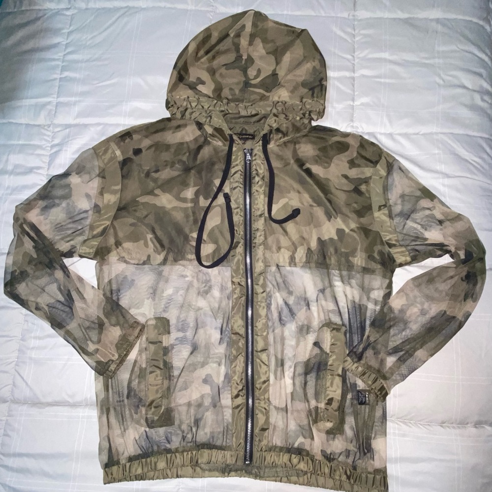 Shinestar Mesh Jacket, women’s large, mesh, camo, hooded jacket